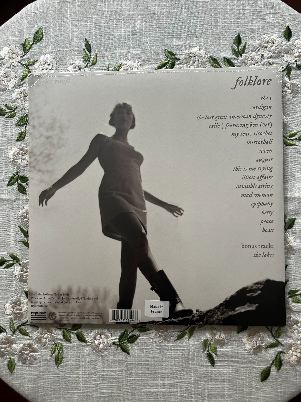 Taylor Swift – Folklore – No. 7 Vinyl 2LP – Sealed – actual copy