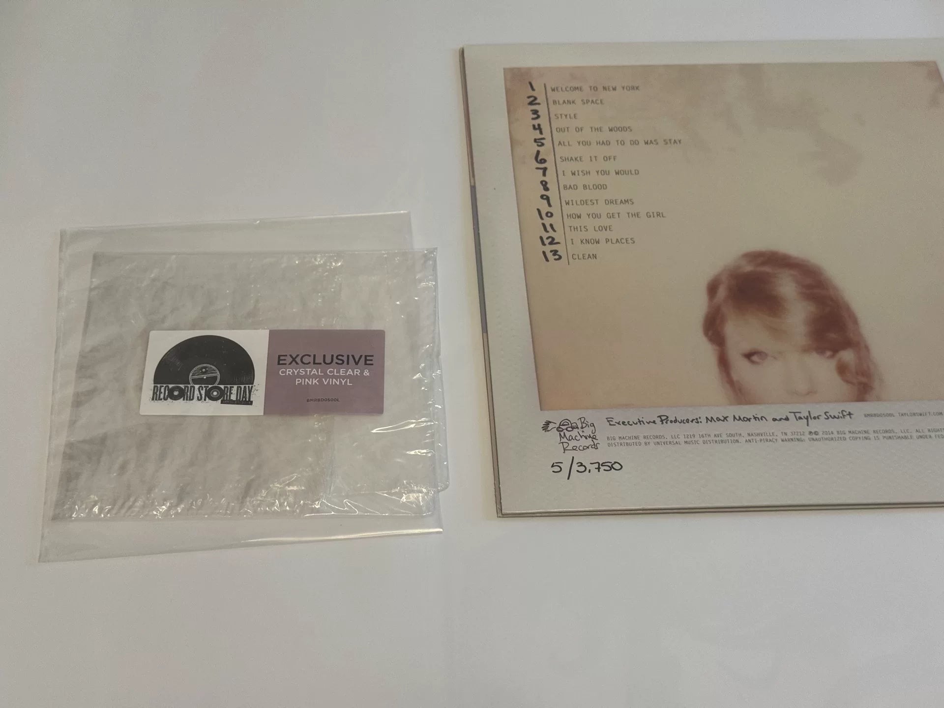 Taylor Swift – 1989 RSD Numbered Pink Vinyl 2LP