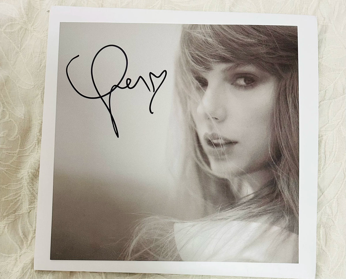 Taylor Swift - TTPD Signed White Vinyl