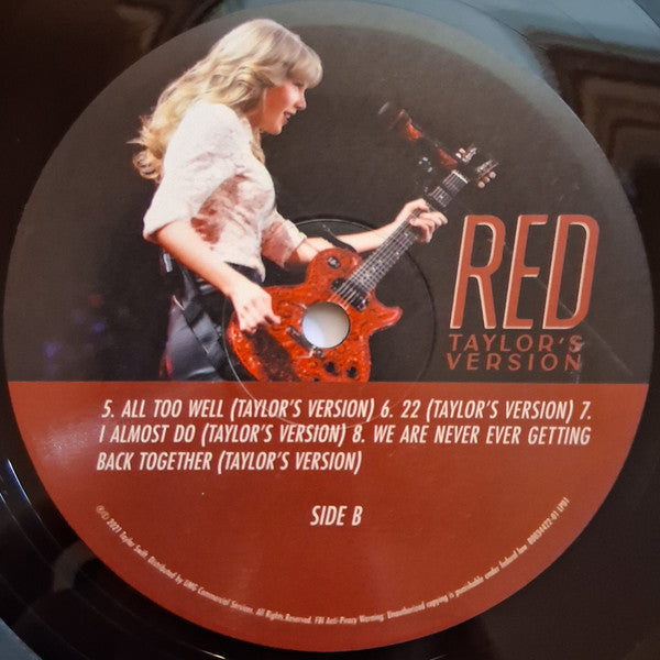 Taylor Swift – Red (Taylor's Version) – 4LP Vinyl – image 4