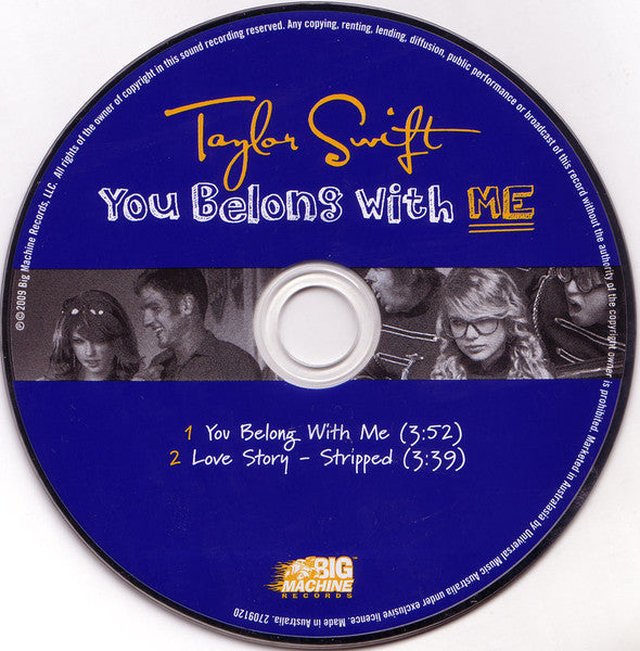 Taylor Swift – You Belong With Me – CD – image 3