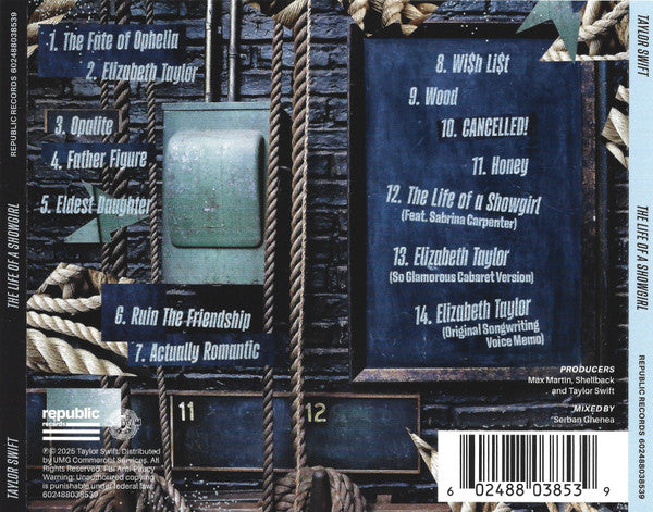 Taylor Swift – The Life Of A Showgirl – CD – image 2