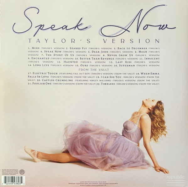 Taylor Swift – Speak Now (Taylor's Version) – 3LP Vinyl – image 4