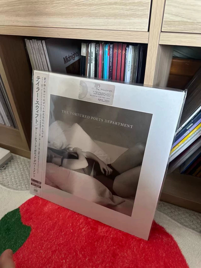 Taylor Swift – The Tortured Poets Department Phantom Clear Vinyl 2LP Japanese OBI Limited 1,000