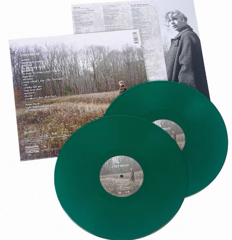 Taylor Swift evermore Green Vinyl 2LP