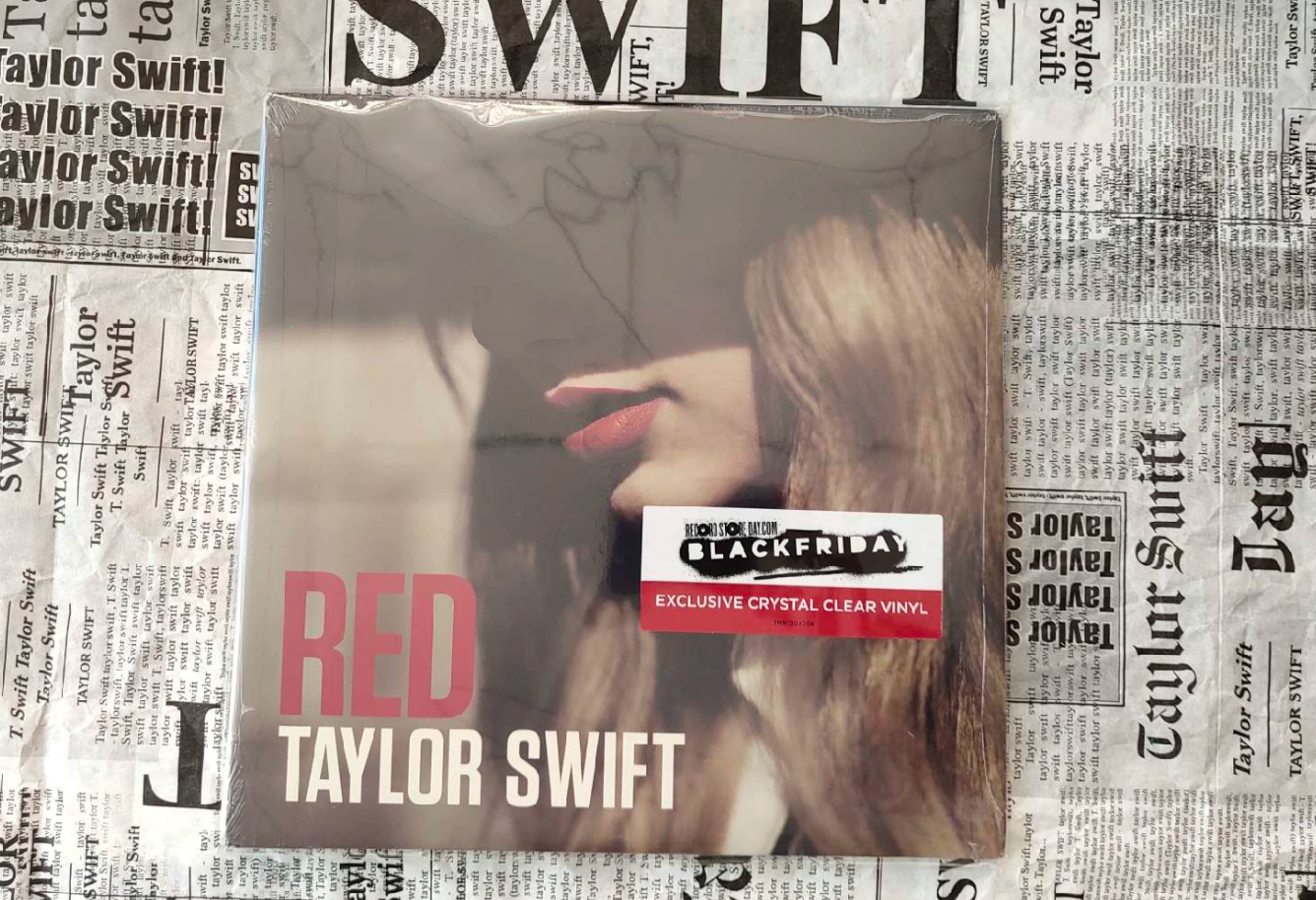 Taylor Swift Red Clear Vinyl (Rare Numbered Edition 1313 2LP)