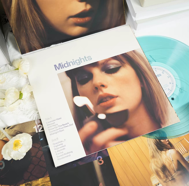 Taylor Swift = 泰勒斯威夫特* - Midnights = 午夜 (LP, Album, Num, Blu)