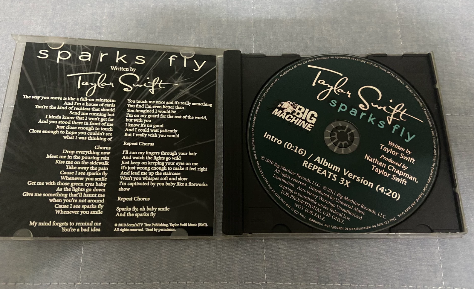 Taylor Swift ‎– Sparks Fly