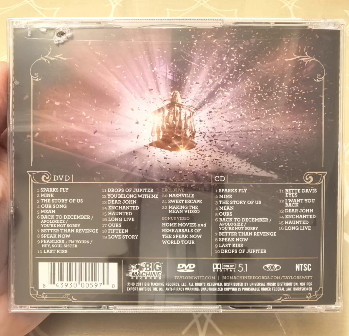 Taylor Swift – Tim McGraw US DJ Promo CD 2006 Rare Big Machine 95% Mint