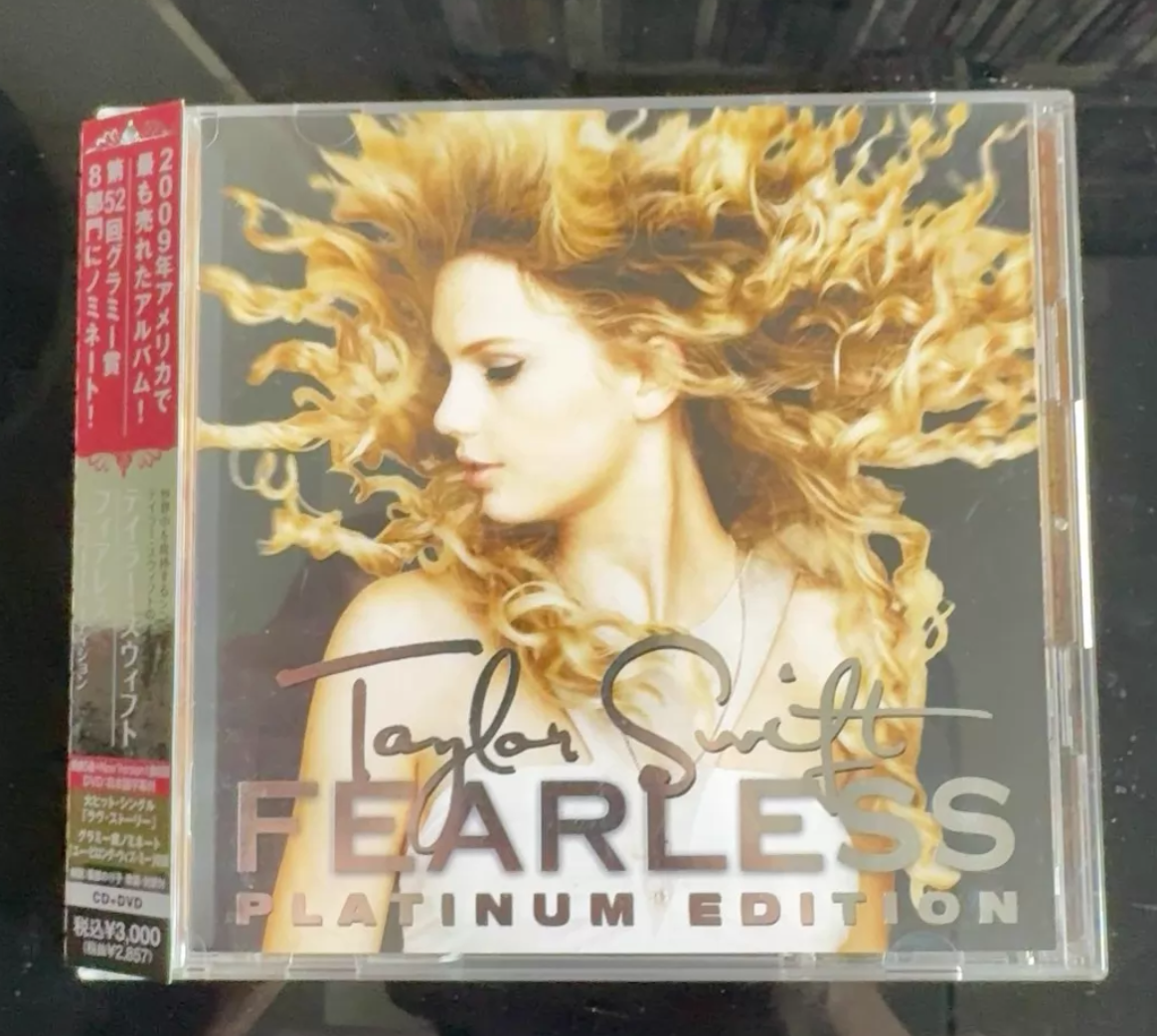 Taylor Swift – Fearless Platinum Edition Japan CD DVD Open Box Complete