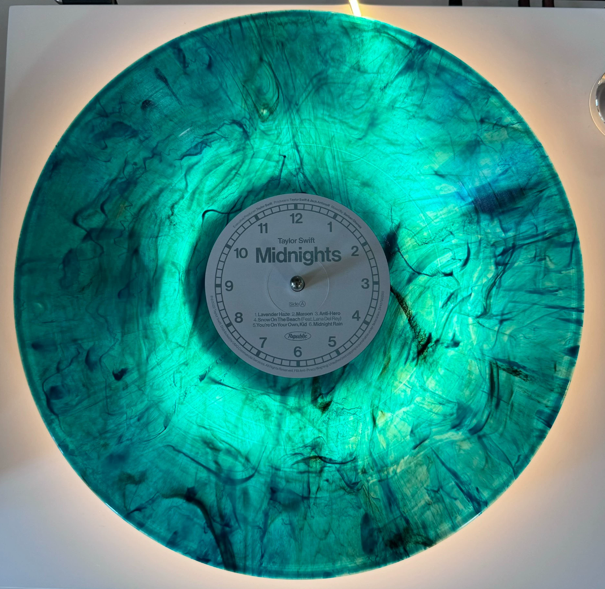 Taylor Swift – Midnights Jade Green Vinyl Slight Corner Ding Open Box