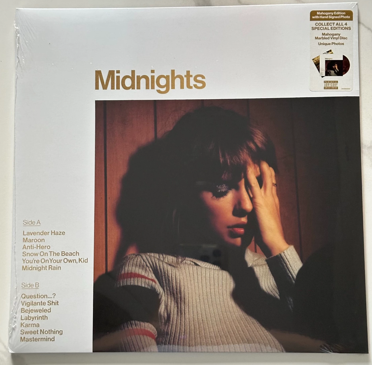 Taylor Swift – Midnights Mahogany Signed Vinyl Sealed