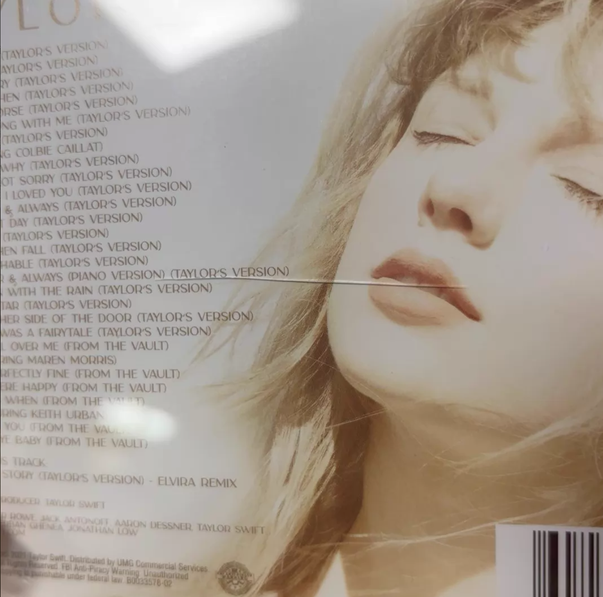 Taylor Swift – Fearless Taylor’s Version Signed CD Open Box