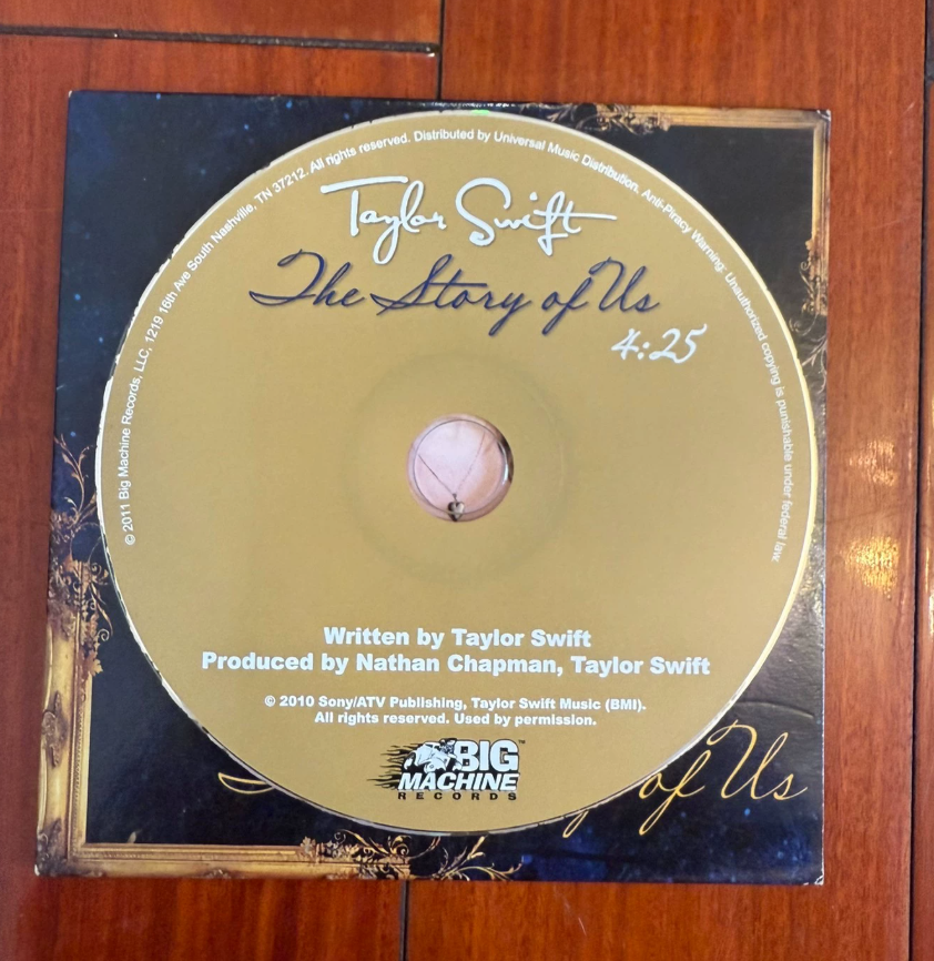 Taylor Swift – The Story Of Us Signed CD Used With Flaws