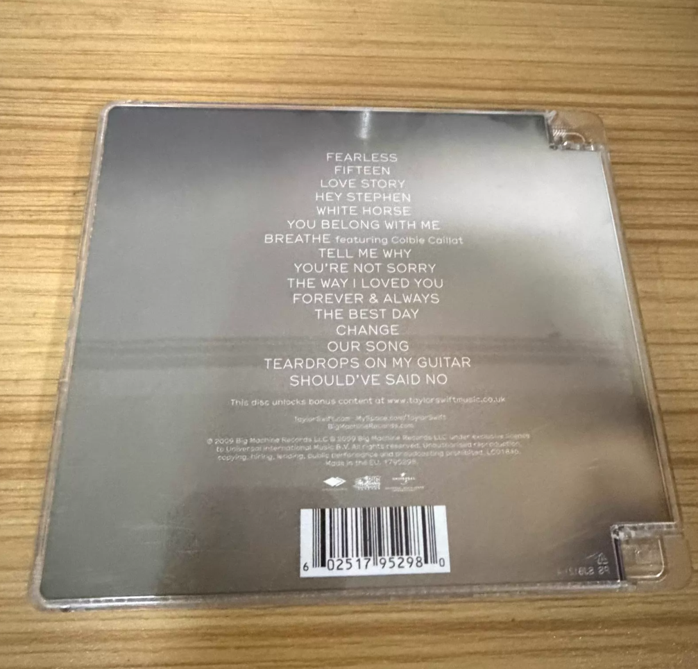 Taylor Swift – Fearless EU CD Opened Case Damaged