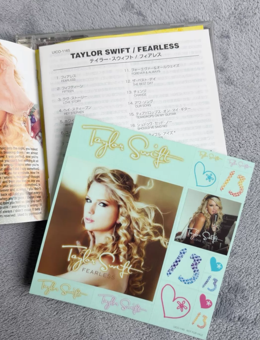 Taylor Swift – Fearless Japan CD With Stickers Included