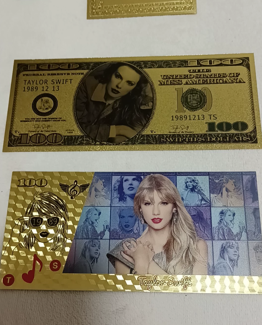 Taylor Swift – Commemorative Gold Banknote Set Limited Edition Collectible