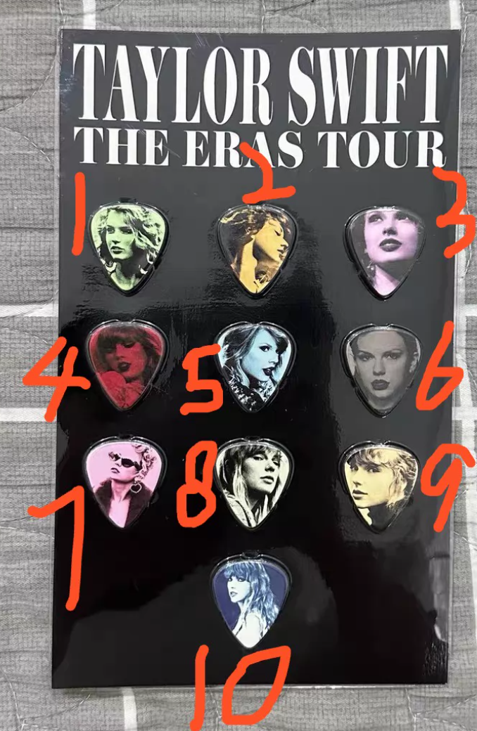Taylor Swift – The Eras Tour Guitar Pick Single Piece Official Merch New
