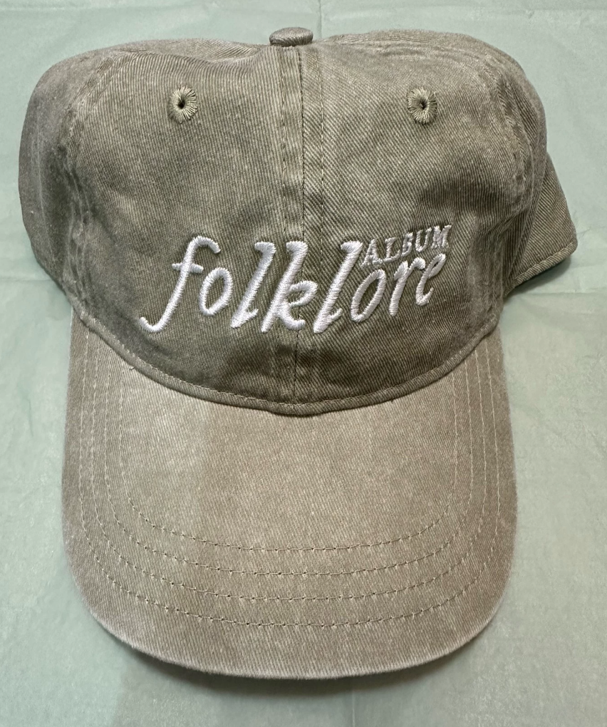 Taylor Swift – Folklore Album Embroidered Cap Official Merch New