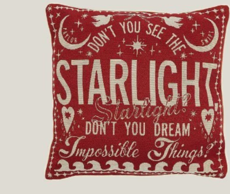 Taylor Swift – Red (Taylor’s Version) Starlight Pillow Official Merch New