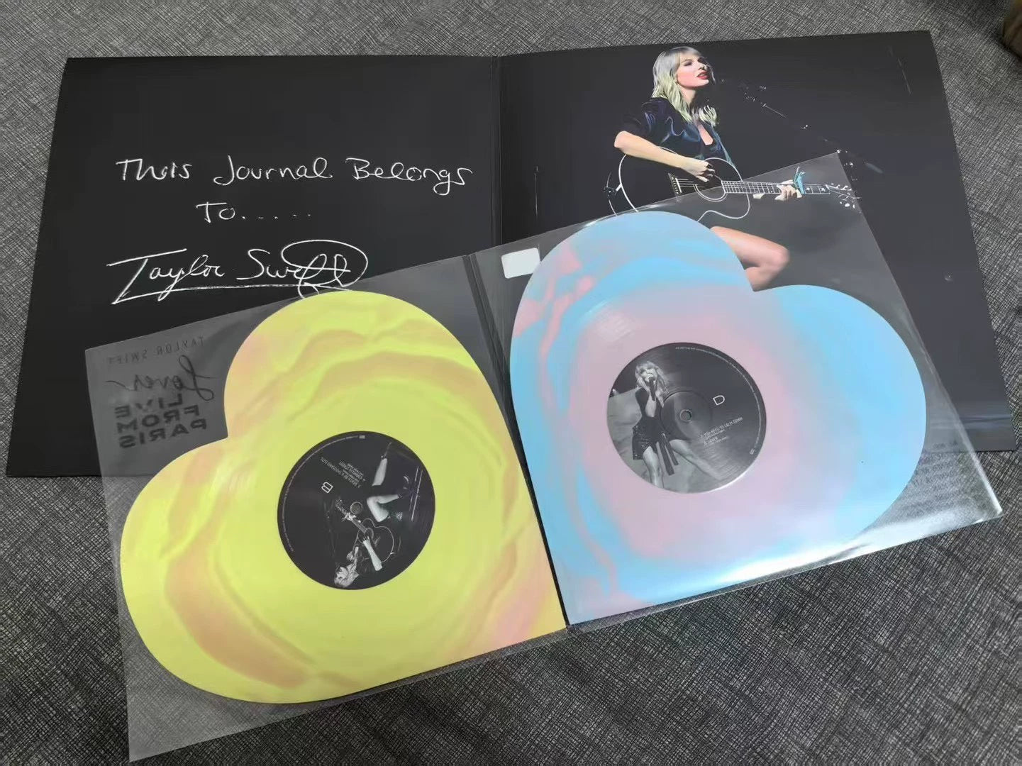 Taylor Swift Lover Heart-Shaped Vinyl Sleeve Collectible Bundle — No Record — Unofficial
