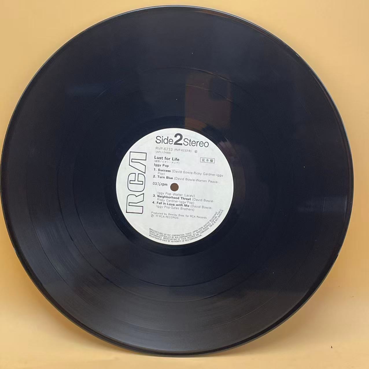 Iggy Pop - Lust For Life (LP, Album, Promo)