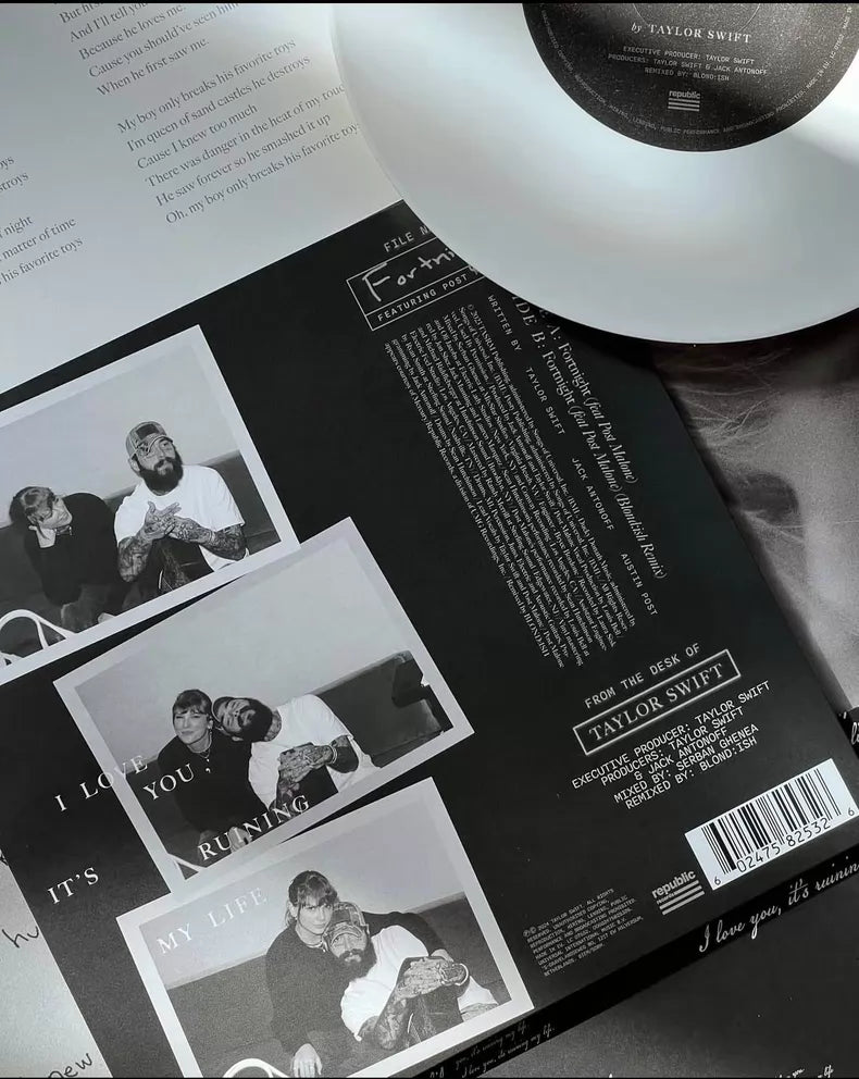Taylor Swift – Fortnight feat. Post Malone RSD White 7-Inch Vinyl — Sealed