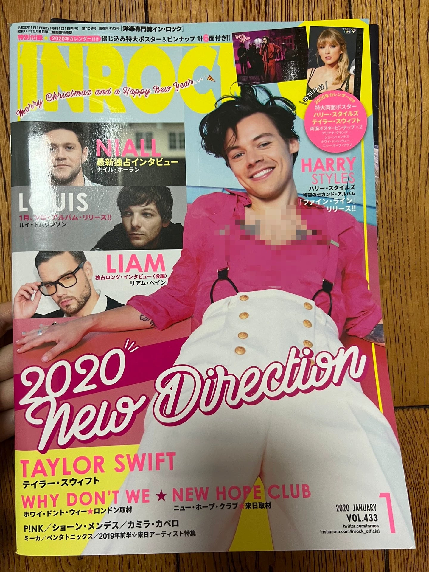 Taylor Swift & Harry Styles – INROCK Japan January 2020 Magazine – New