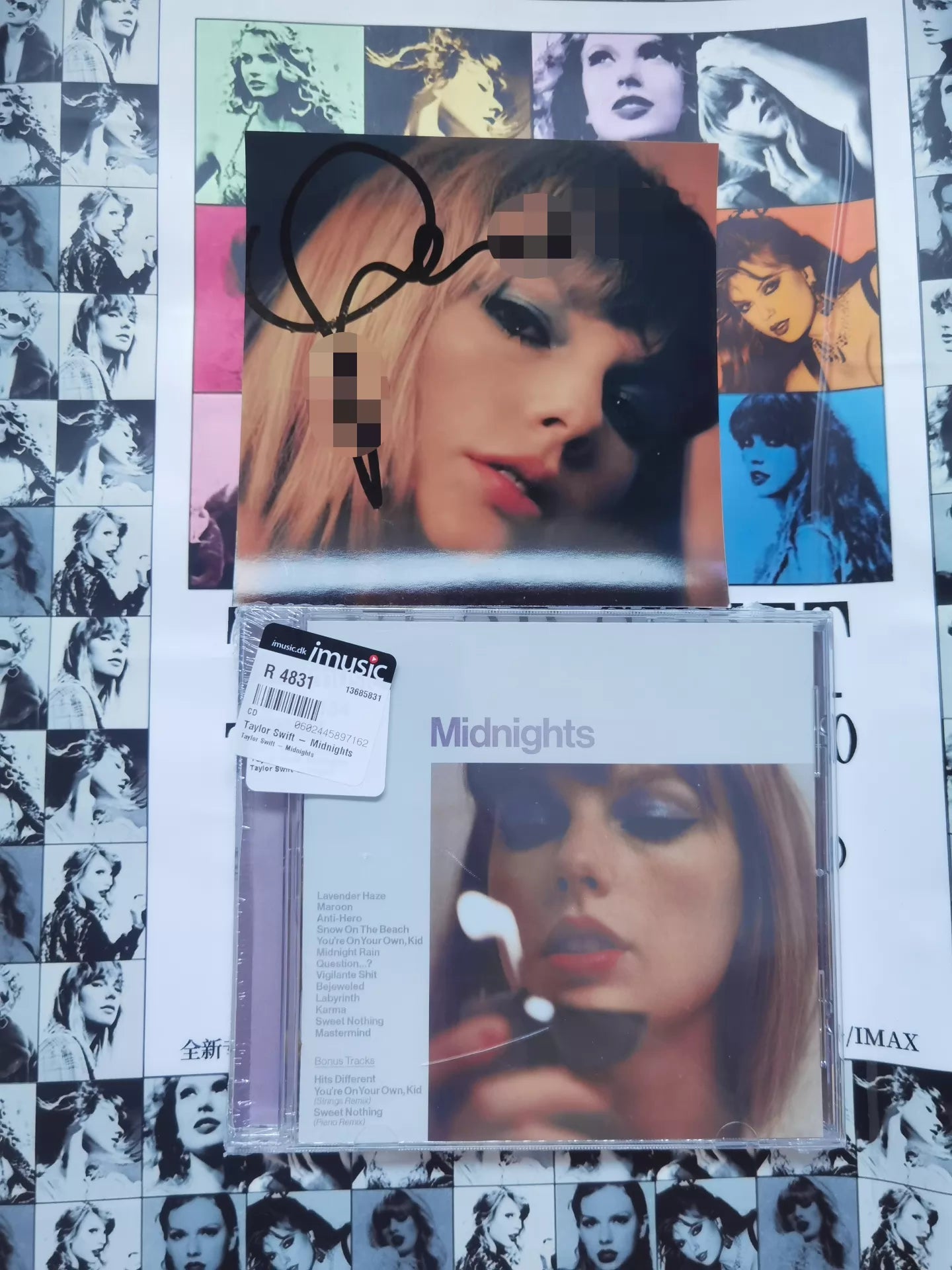 Taylor Swift – Midnights Lavender Edition Deluxe CD — 3 Bonus Tracks, Sealed