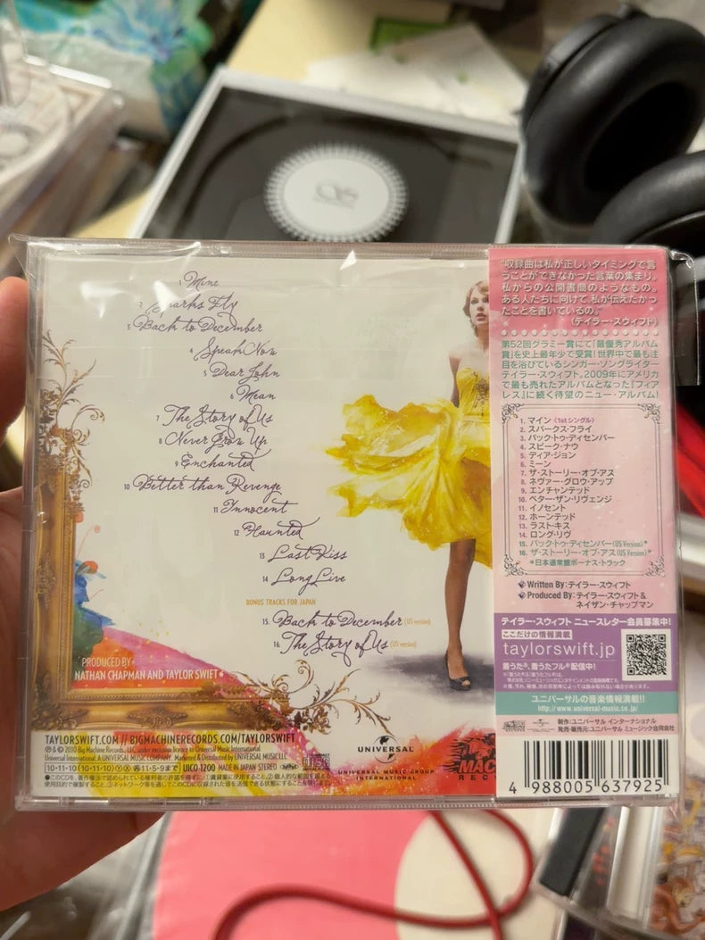 Taylor Swift – Speak Now Japanese First Press CD UICO-1200 – OBI & Poster