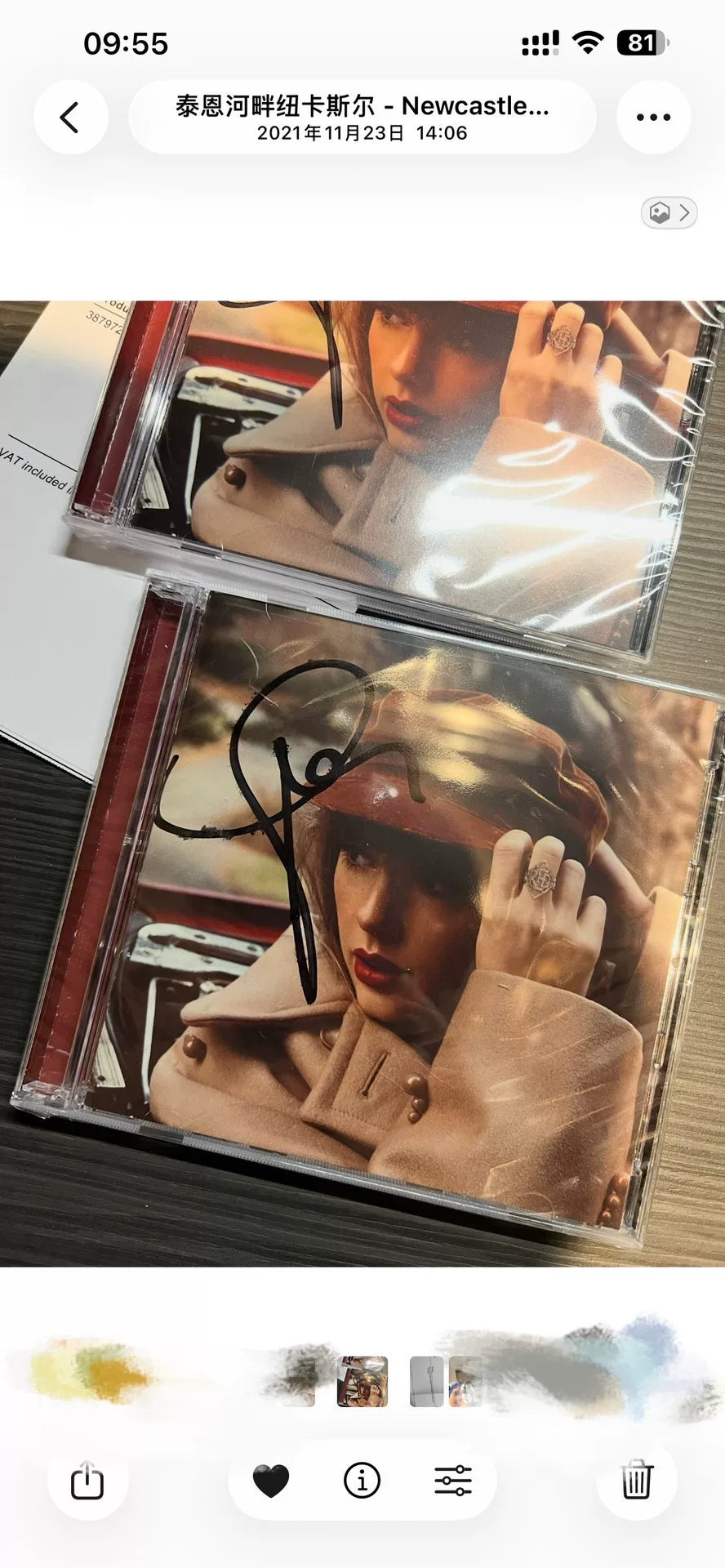 Taylor Swift – Red (Taylor’s Version) – Signed CD – Sealed