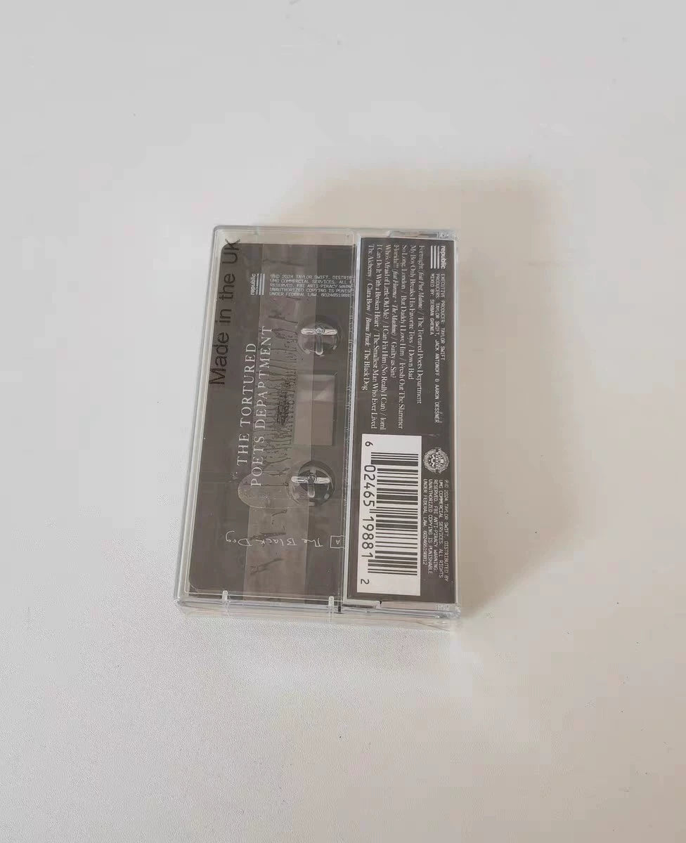 Taylor Swift – The Tortured Poets Department “The Black Dog” Cassette — Sealed
