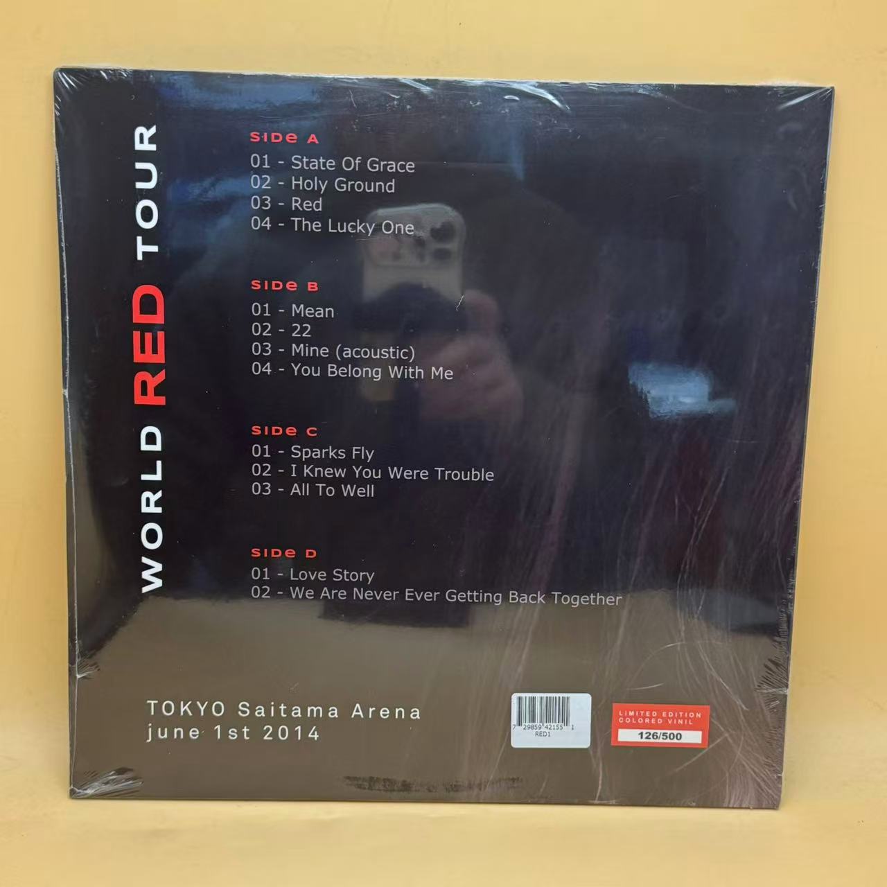 Taylor Swift – World Red Tour (2 x Vinyl, LP, Limited Edition, Numbered, Unofficial Release, Colored)
