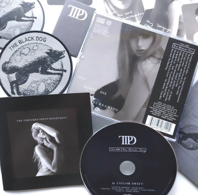 Taylor Swift The Tortured Poets Department Deluxe CD4 — The Black Dog — New Sealed