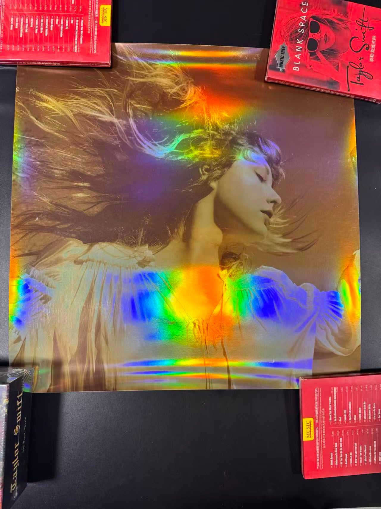 Taylor Swift Fearless Metal Poster Holographic Effect Read Desc