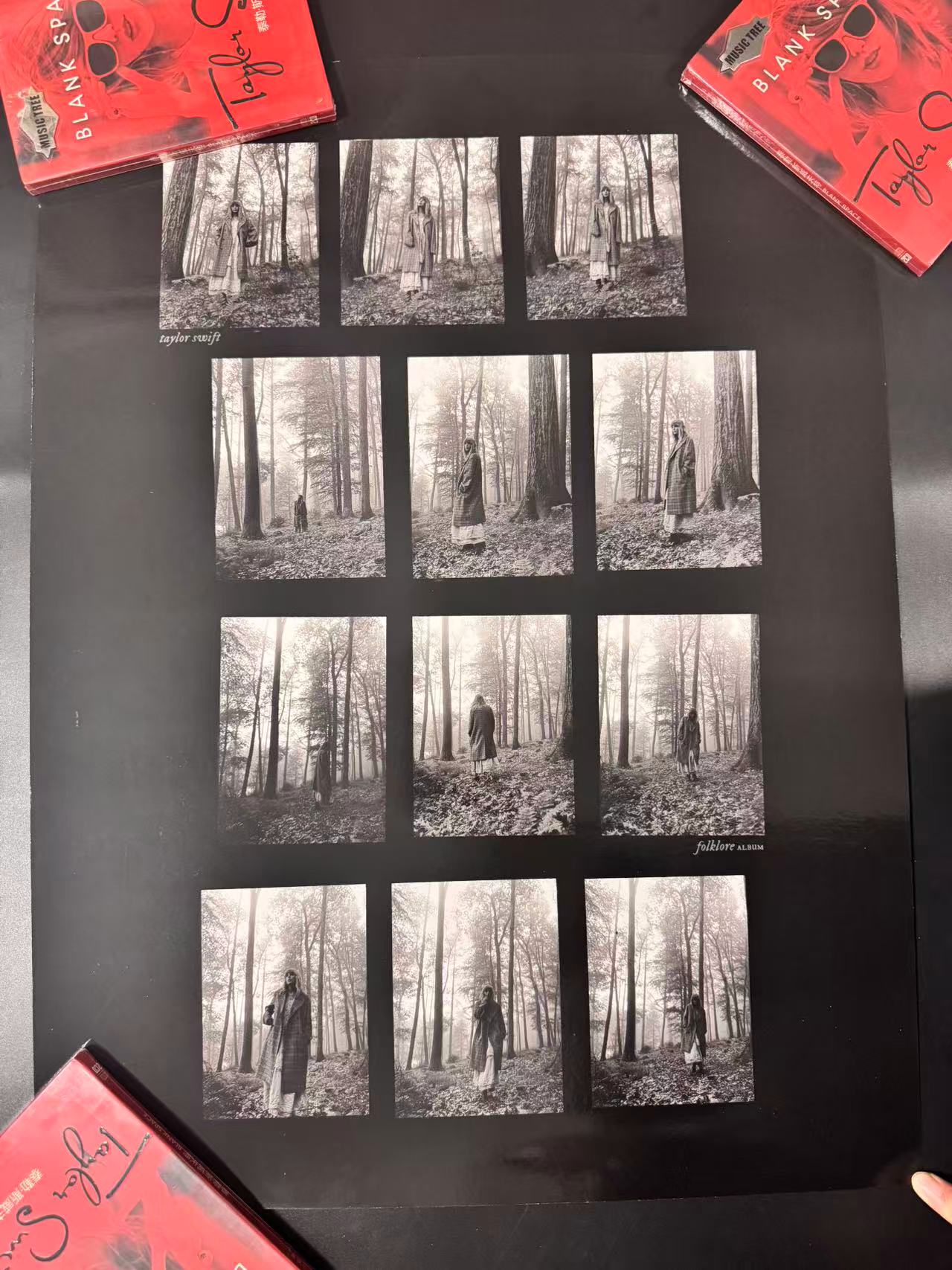 Taylor Swift Folklore 12 Shot Poster Official Collage Wall Art