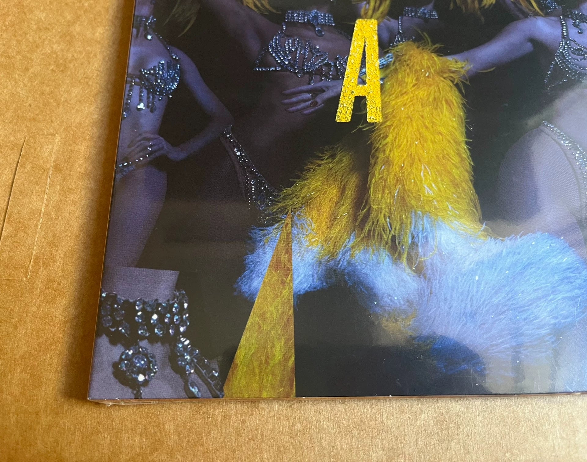 Taylor Swift The Life of a Showgirl Gold & Orange-Red Splatter Vinyl LP — Sealed