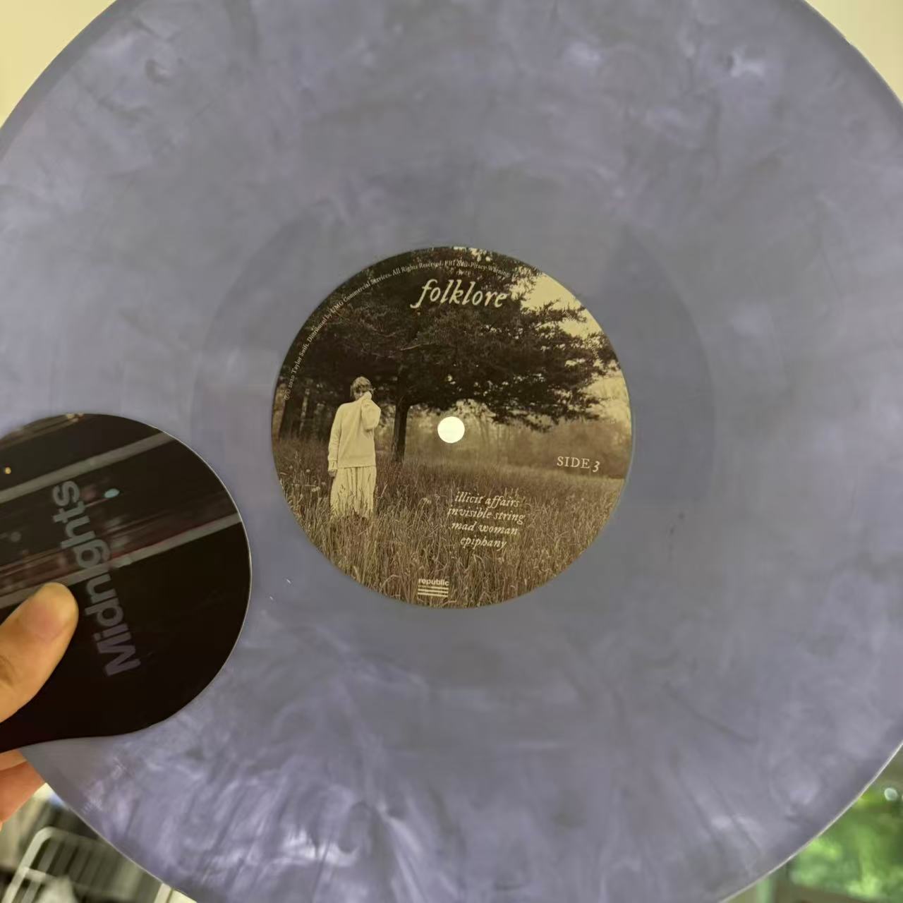 Taylor Swift - Folklore (2xLP, Album, Dlx, Ltd, Azu)(NM/VG+)