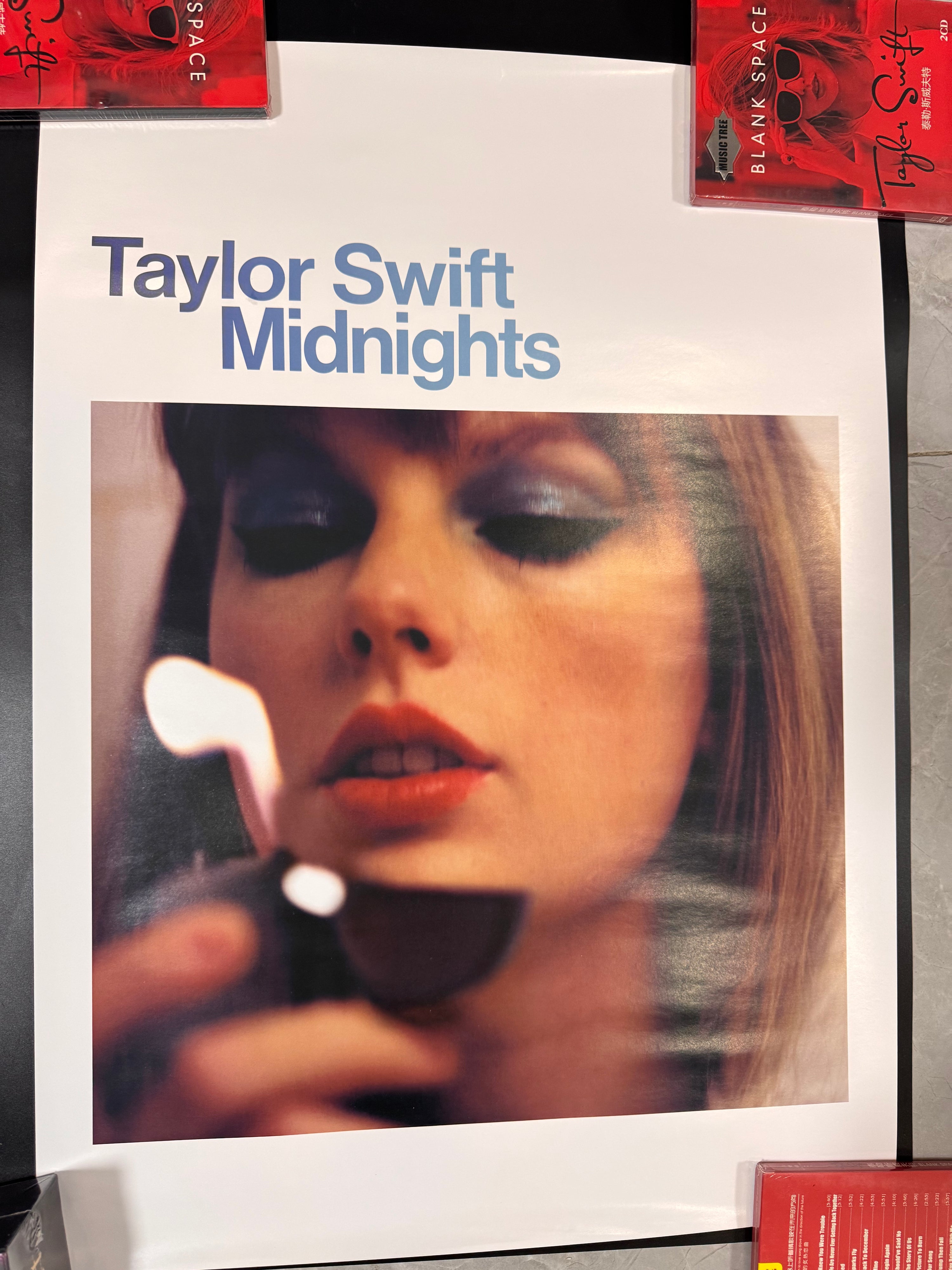 Taylor Swift Midnights Album Poster Official Promo Style