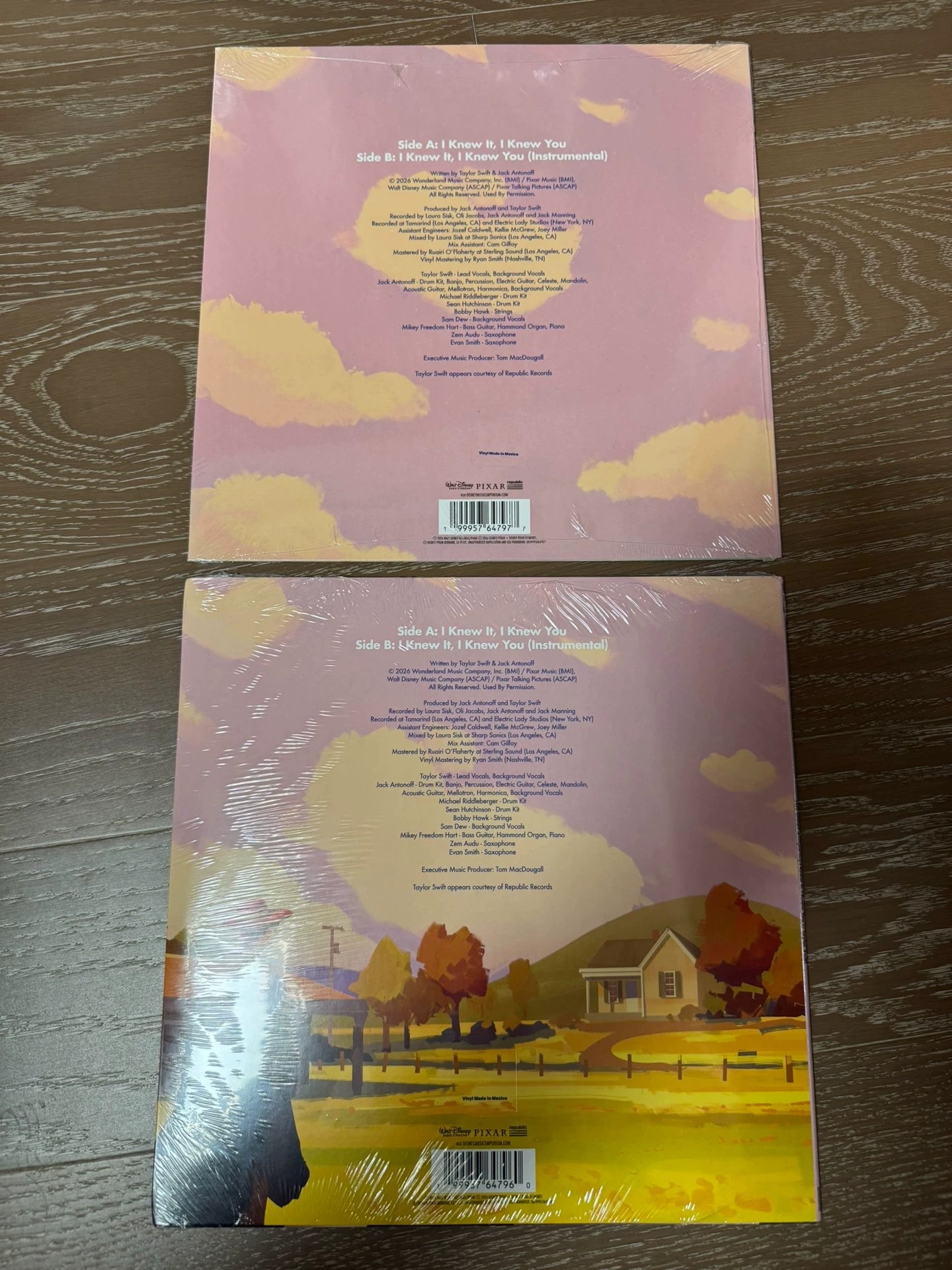 Taylor Swift x Toy Story 5 – “I Knew It, I Knew You” 2×7″ Vinyl Set — Hat & Badge Editions, Sealed