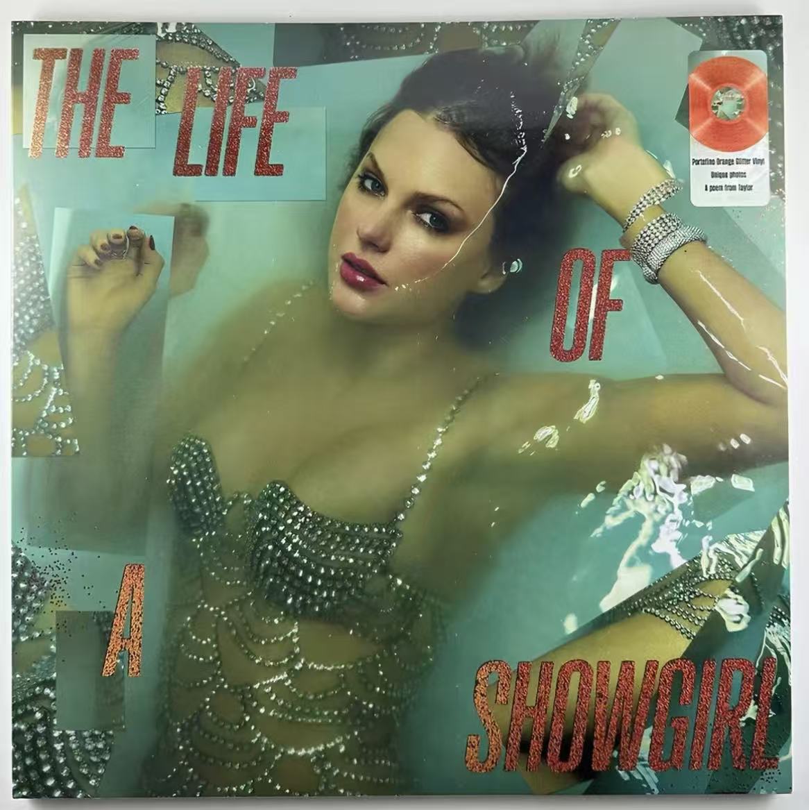 Taylor Swift The Life of a Showgirl (Sweat & Vanilla Scent) Fino Port Translucent Orange Vinyl