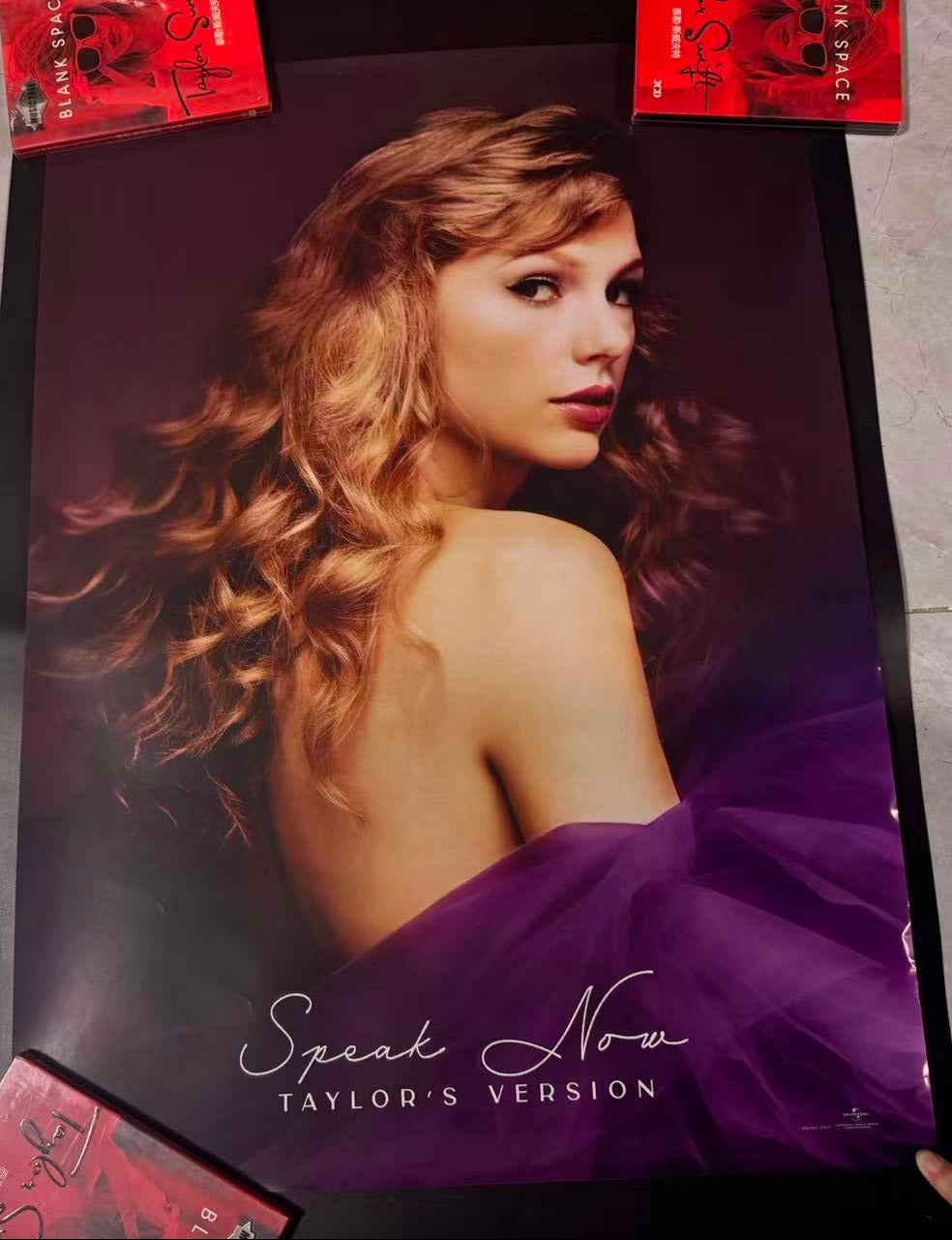 Taylor Swift Speak Now Taylor’s Version Official Poster Purple Edition