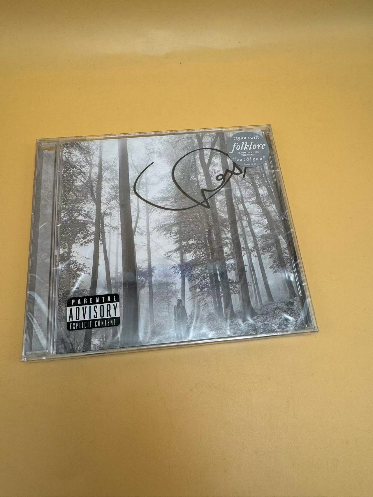 Taylor Swift - folklore CD, signed second batch, original factory sealed