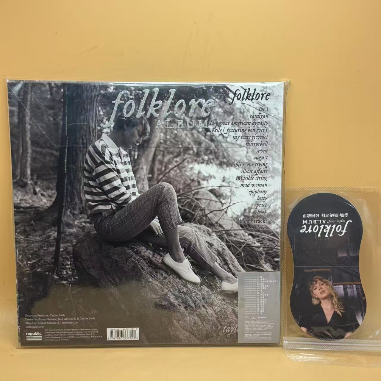 Taylor Swift = 泰勒斯威夫特* - Folklore = 民间故事 (2xLP, Album, Dlx, Num, Gre) (Mint (M))