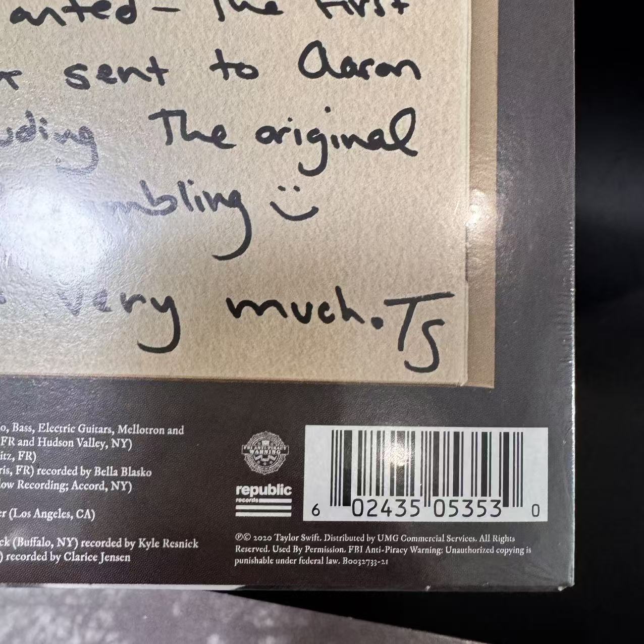 Taylor Swift – Cardigan Gold Vinyl 7" Sealed M/M
