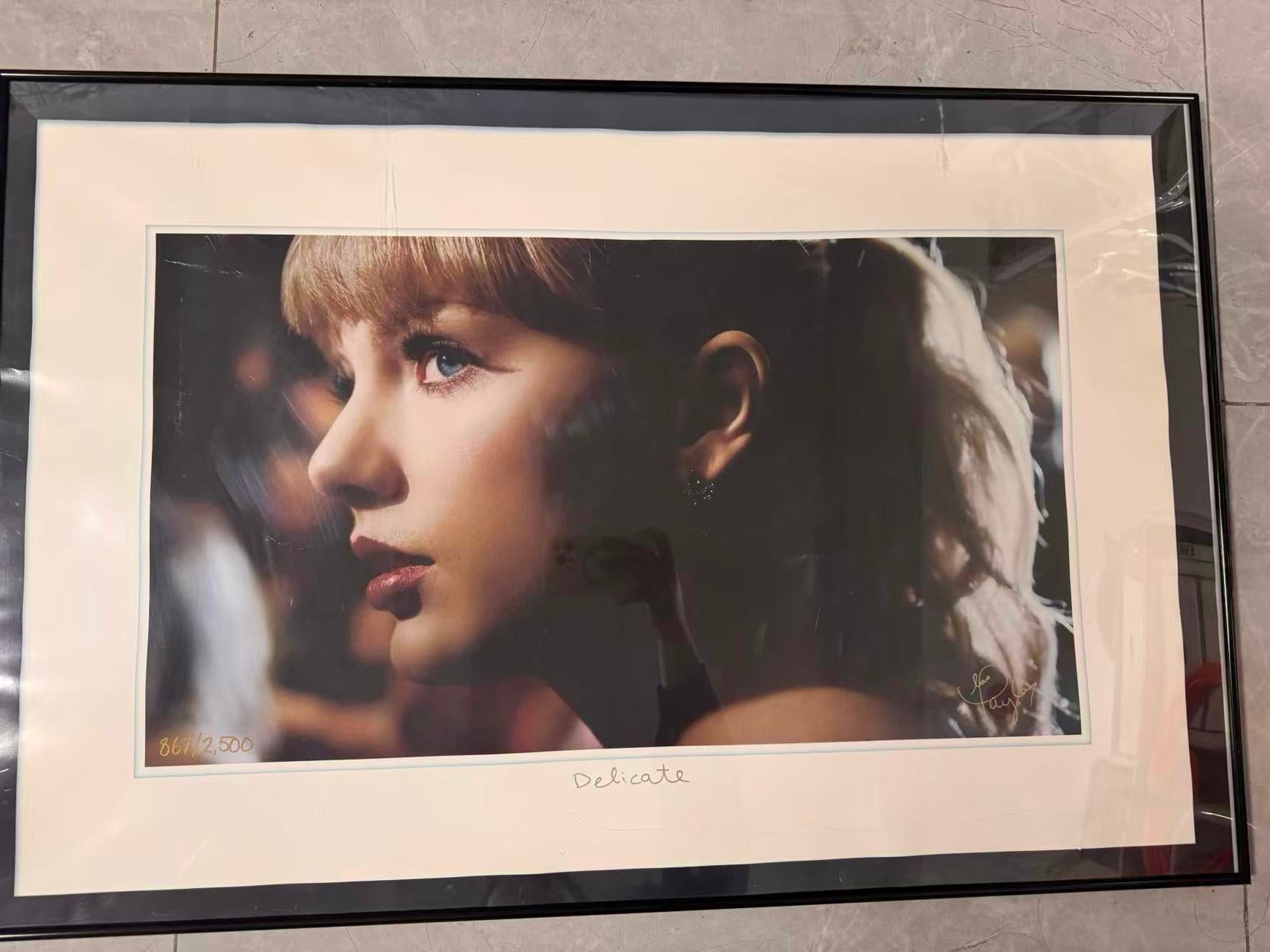 #867 Taylor Swift Delicate Official Poster 2018 Numbered Limited Edition