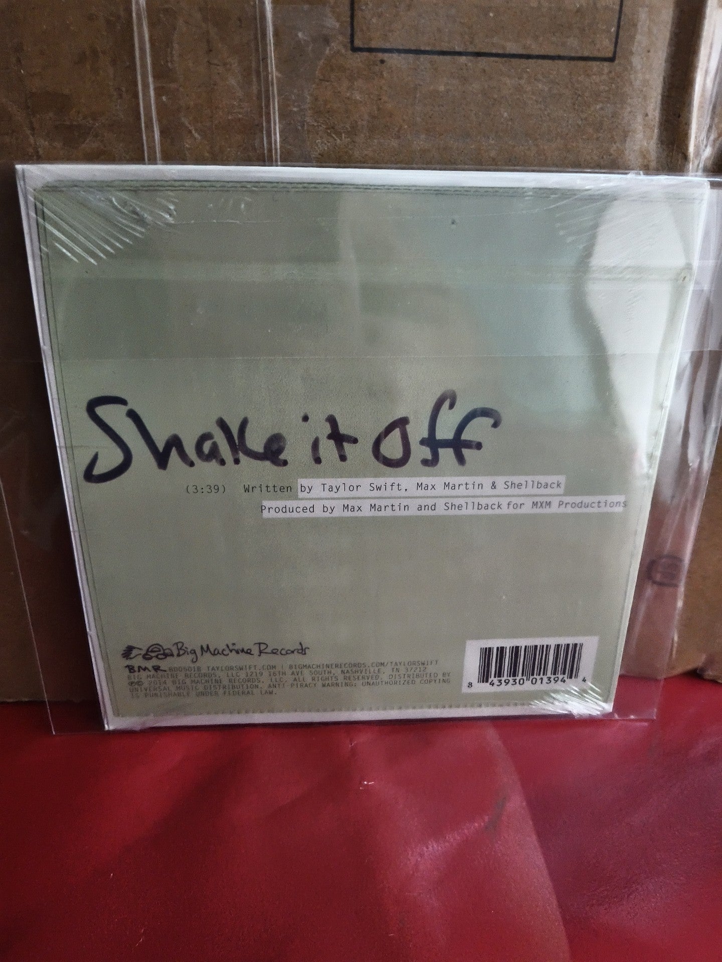 Taylor Swift – Shake It Off Official Store Card Sleeve CD Single (Sealed)