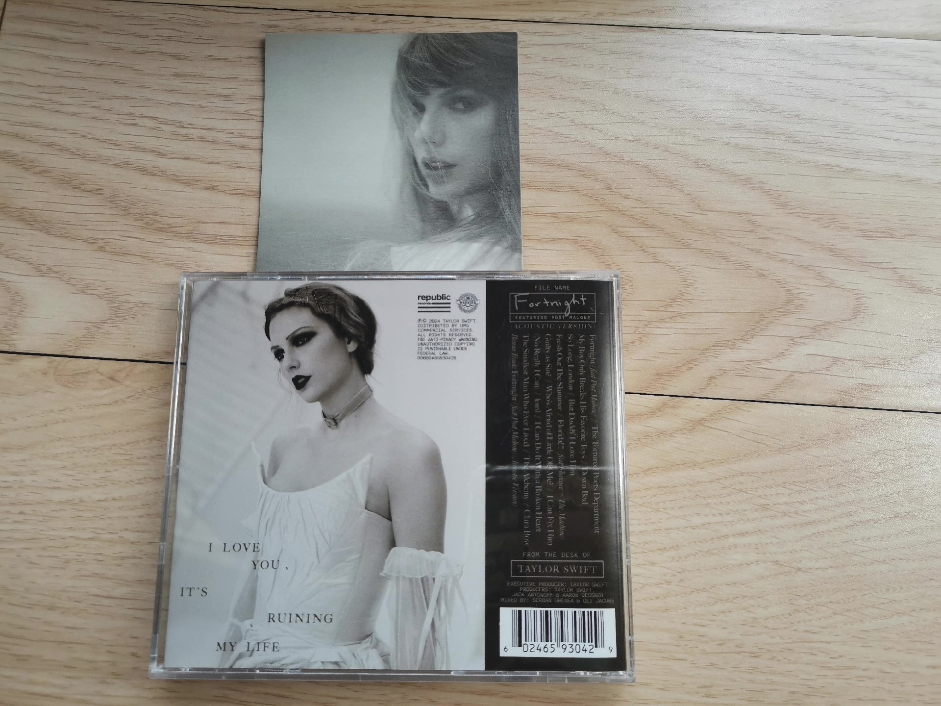 Taylor Swift feat. Post Malone – Fortnight Single CD with Stickers (Opened, Unplayed)