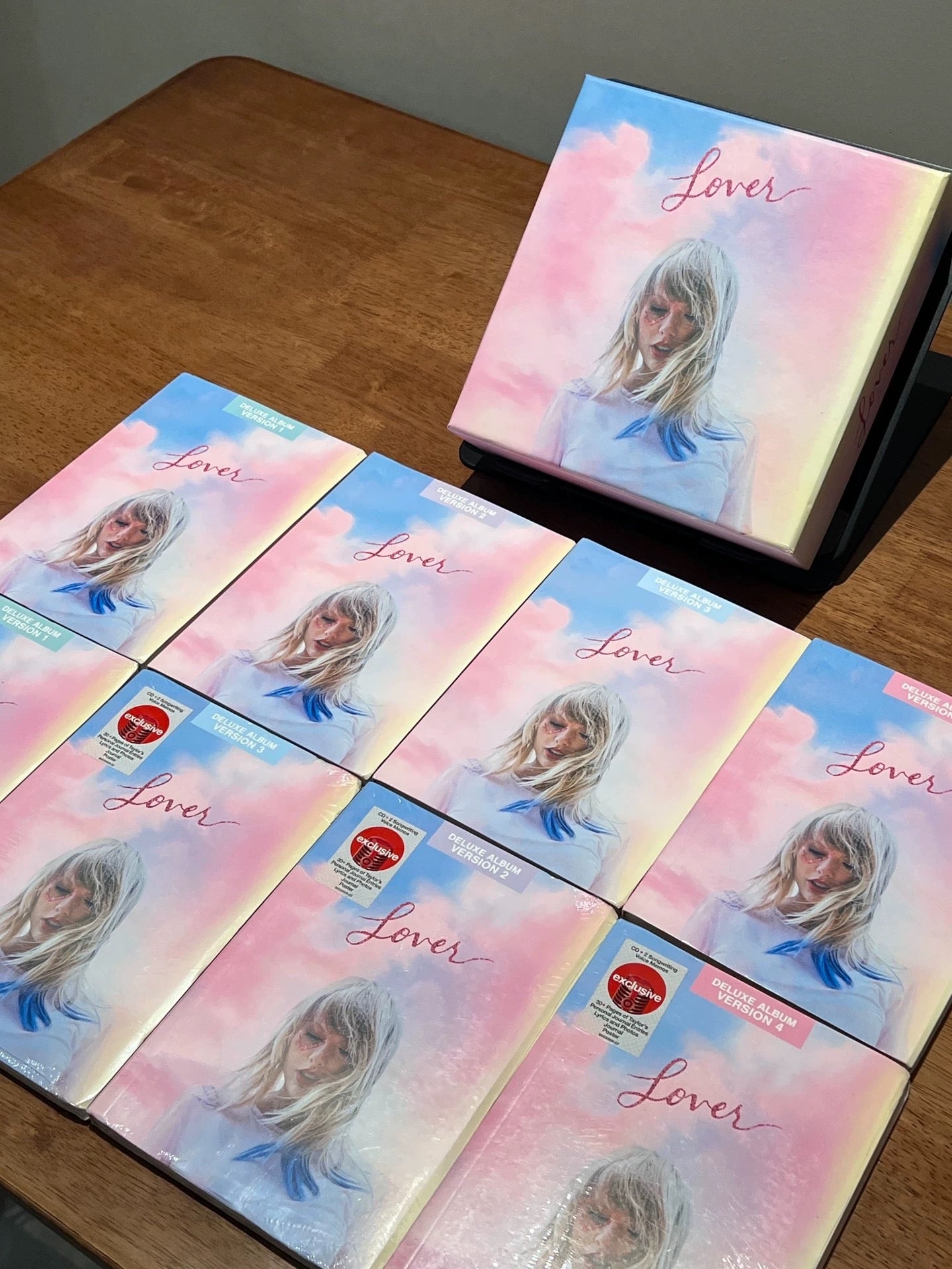 Taylor Swift – Lover Deluxe Album Versions 1–4 Complete CD Set (Sealed)