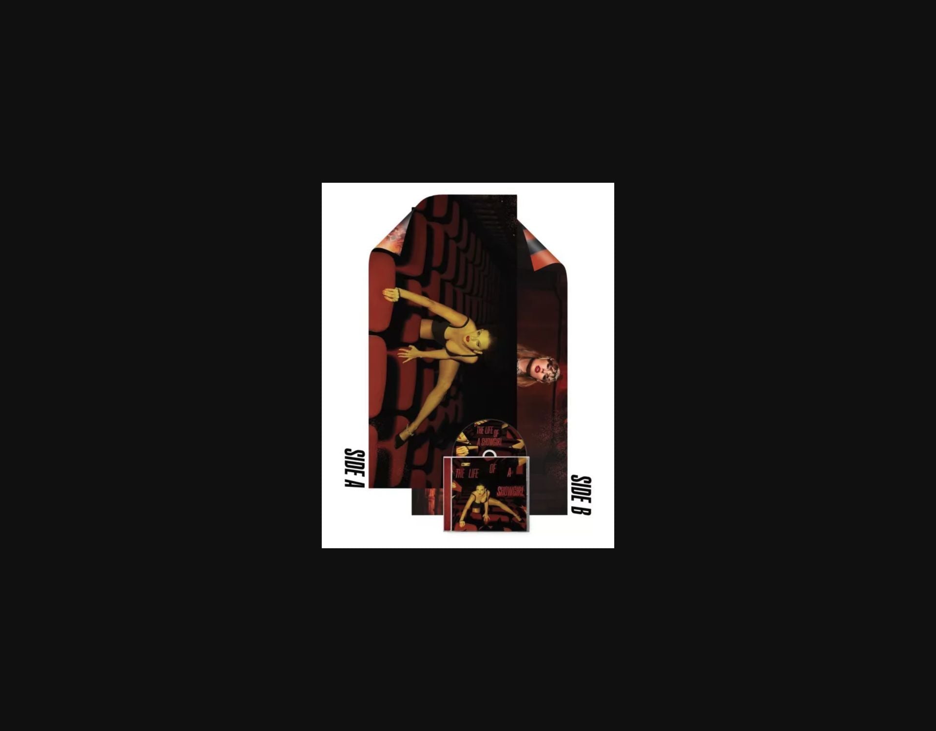 Taylor Swift The Life of a Showgirl Target Edition CD — Cover 2 — Poster — Sealed
